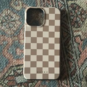Burga - TOUGH case- checkered iPhone 13 Pro Max case